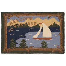 Chandler 4 Corners 2' x 4' Hooked Rug, Green Long Boat – To The Nines  Manitowish Waters