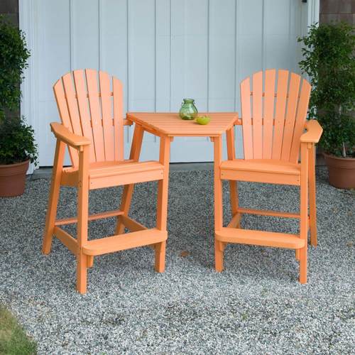 Seaside Casual Adirondack Chair Cushion - Canvas Outdoor Furniture