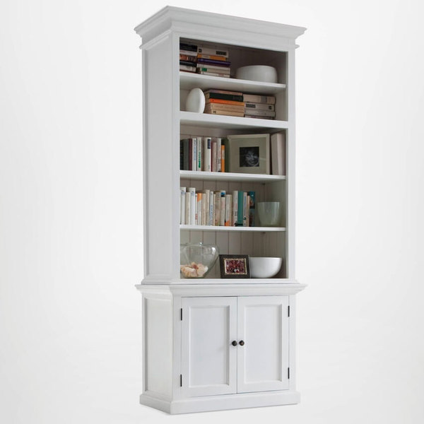 The Copenhagen hutch comes in three different sizes, all with adjustable shelving.