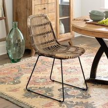 More about the 'Miller Rattan and Iron Dining Chair' product