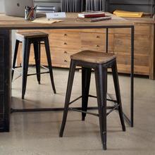 More about the 'Elm Topped Barstool' product