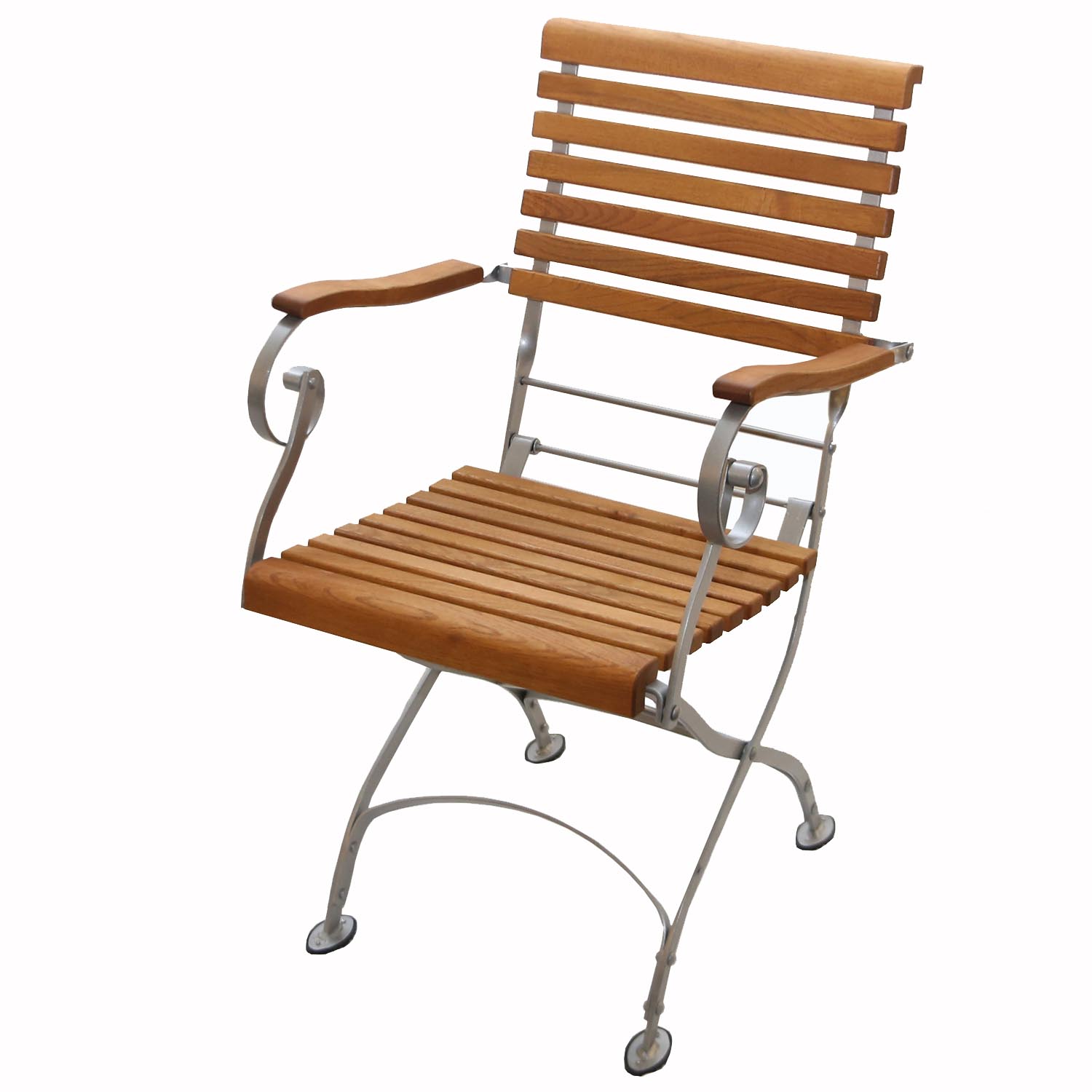 wooden folding arm chairs