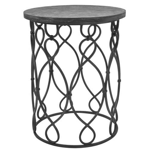 Grand Junction Wood And Metal Accent Table American Country