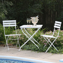 Folding Aluminum High Back Boat Chair with Bamboo Armrests - M150